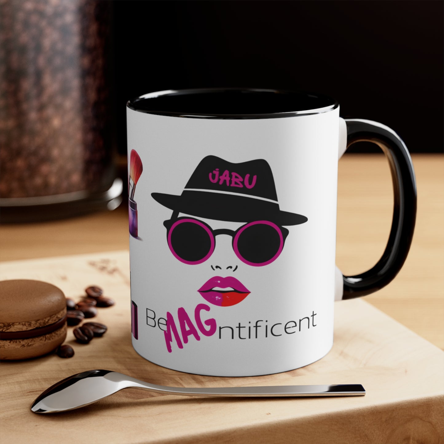 ✅ AU/NZ Colorful Makeup Mugs: Be MAGntificent, Gift for Beauty Lovers, Fun Coffee Mug, Cosmetic Lovers, Unique Birthday, Holiday Gift