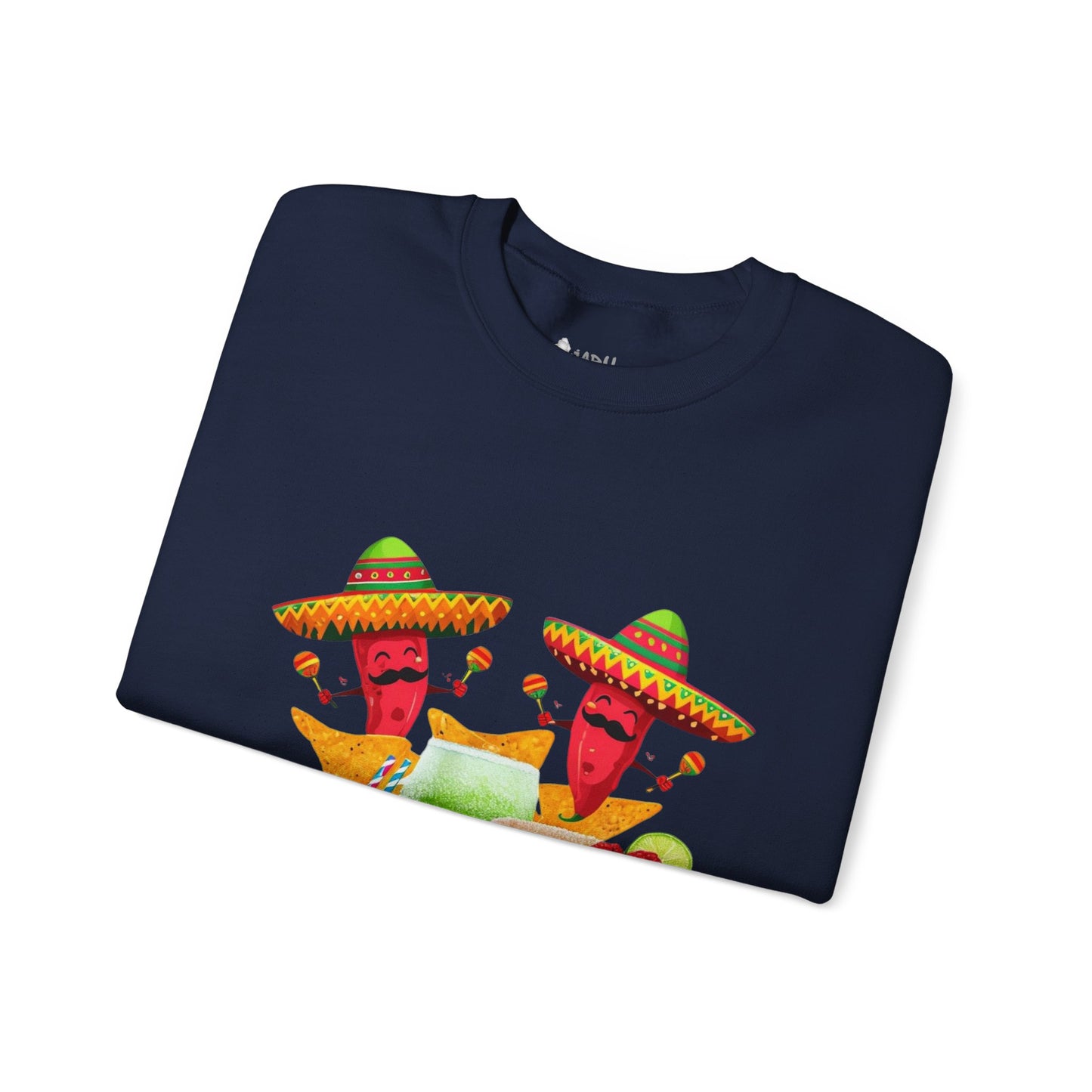 ✅ AU/NZ Fiesta Fun Crewneck Sweatshirt - Summery Vibes with Colorful Drinks and Nachos