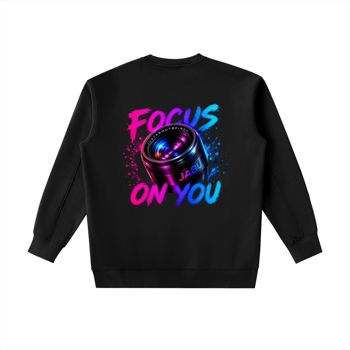 Focus Mode Camera Graphic Crewneck Sweatshirt