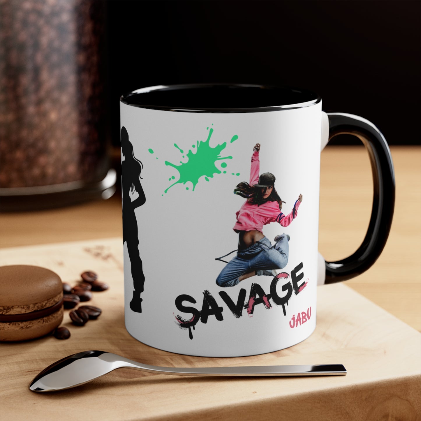 ✅ AU/NZ Colorful Accent Mugs, 11oz Dance Power