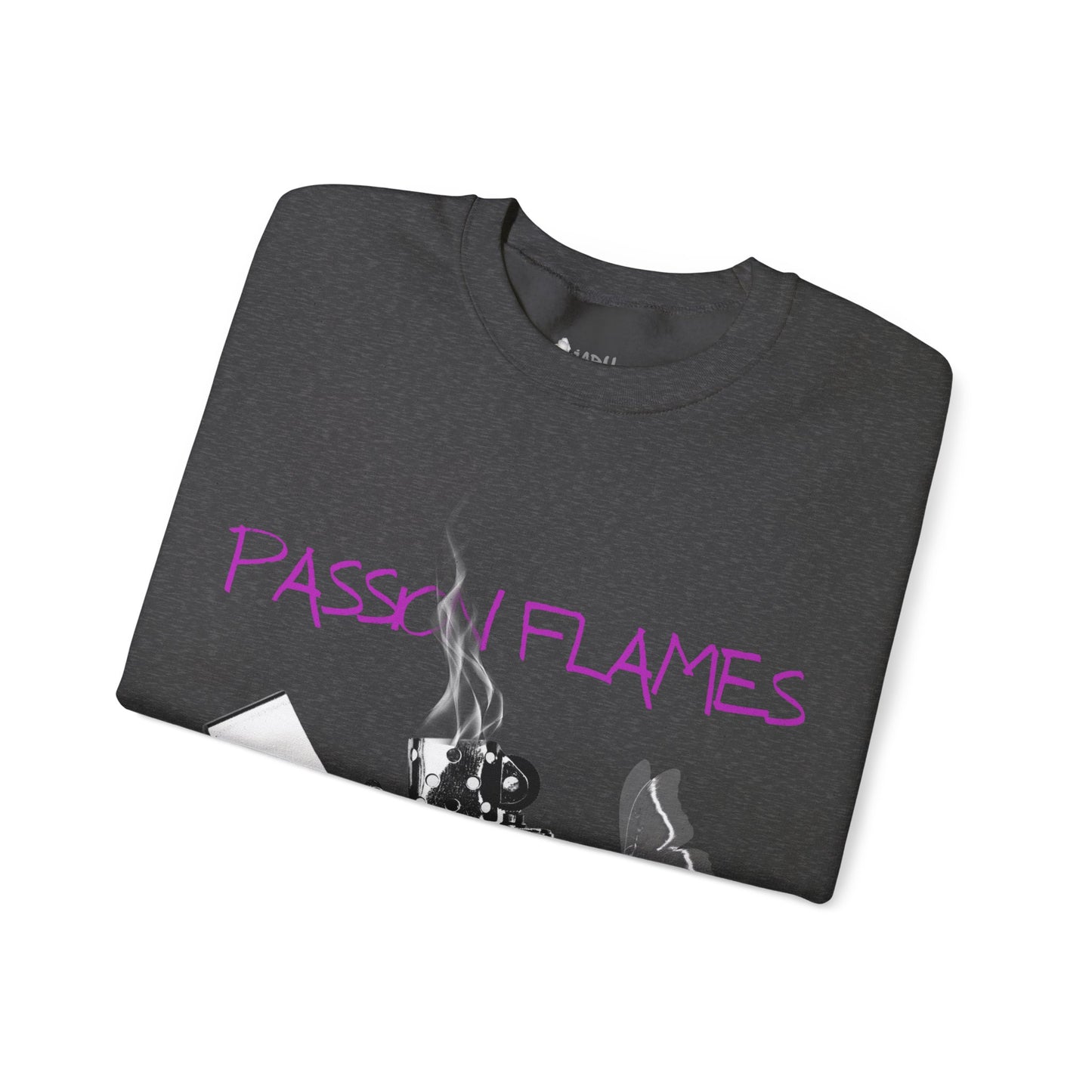 ✅ AU/NZ Passion Flames Graphic Crewneck Sweatshirt - Unisex Heavy Blend Passion