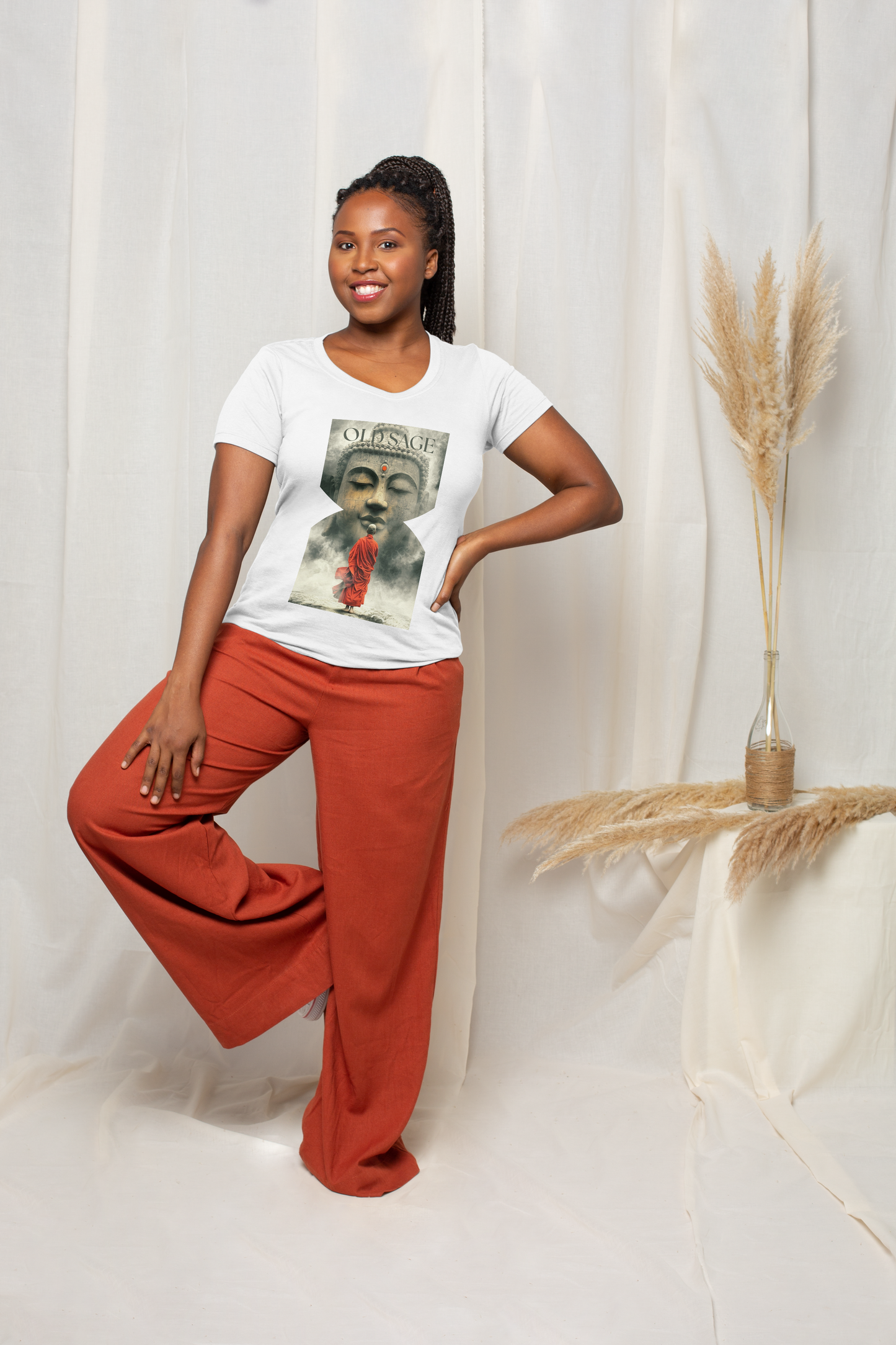 ✅ AU/NZ Spiritual Buddha Crewneck Sweatshirt - Unisex Heavy Blend™ SAGE