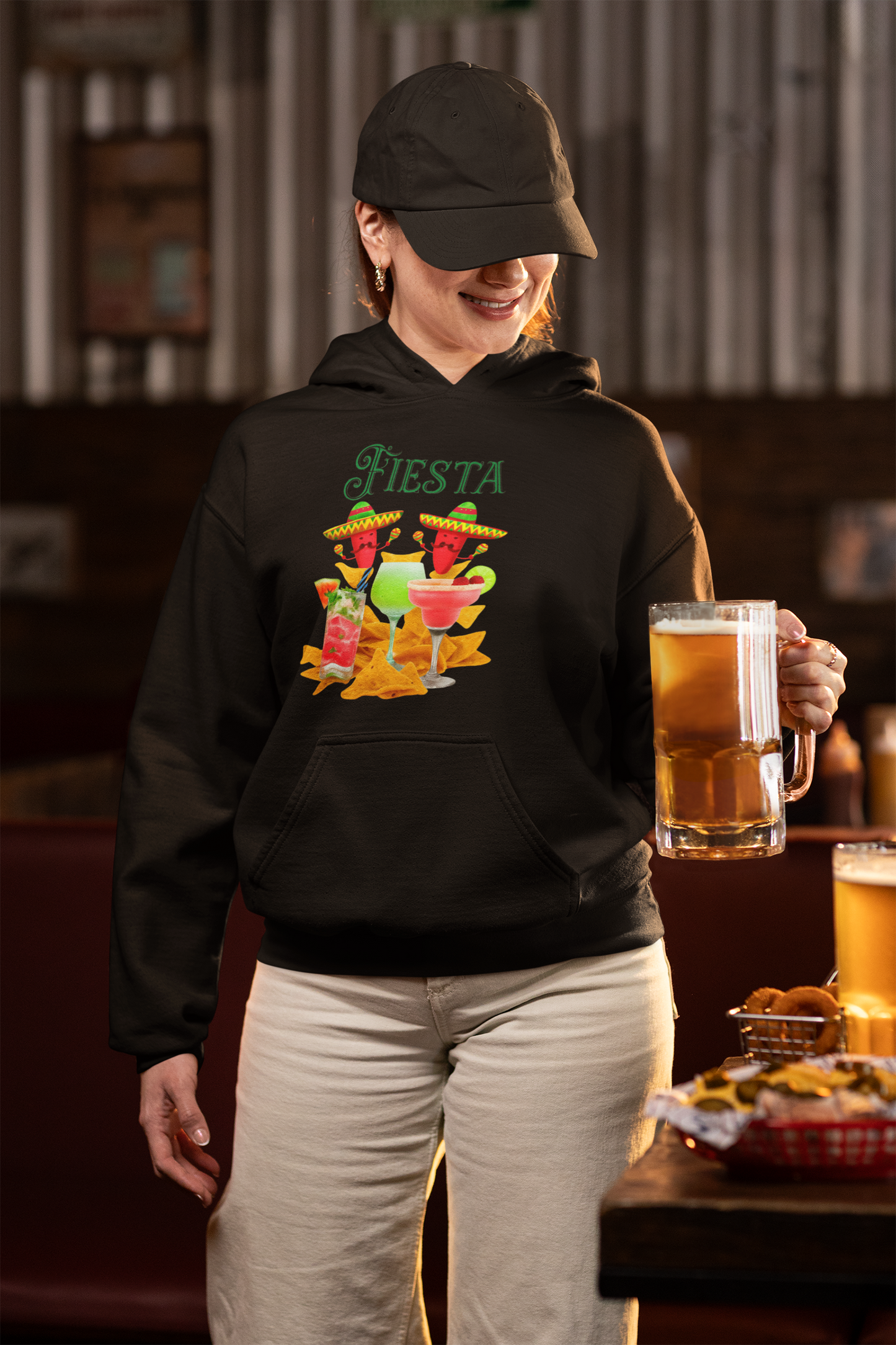 ✅ AU/NZ FIESTA!! Hooded Sweatshirt - Fun Party Apparel, Unisex Sweatshirt, Gifts for Celebrations, Cozy Festival Wear, FIESTA!