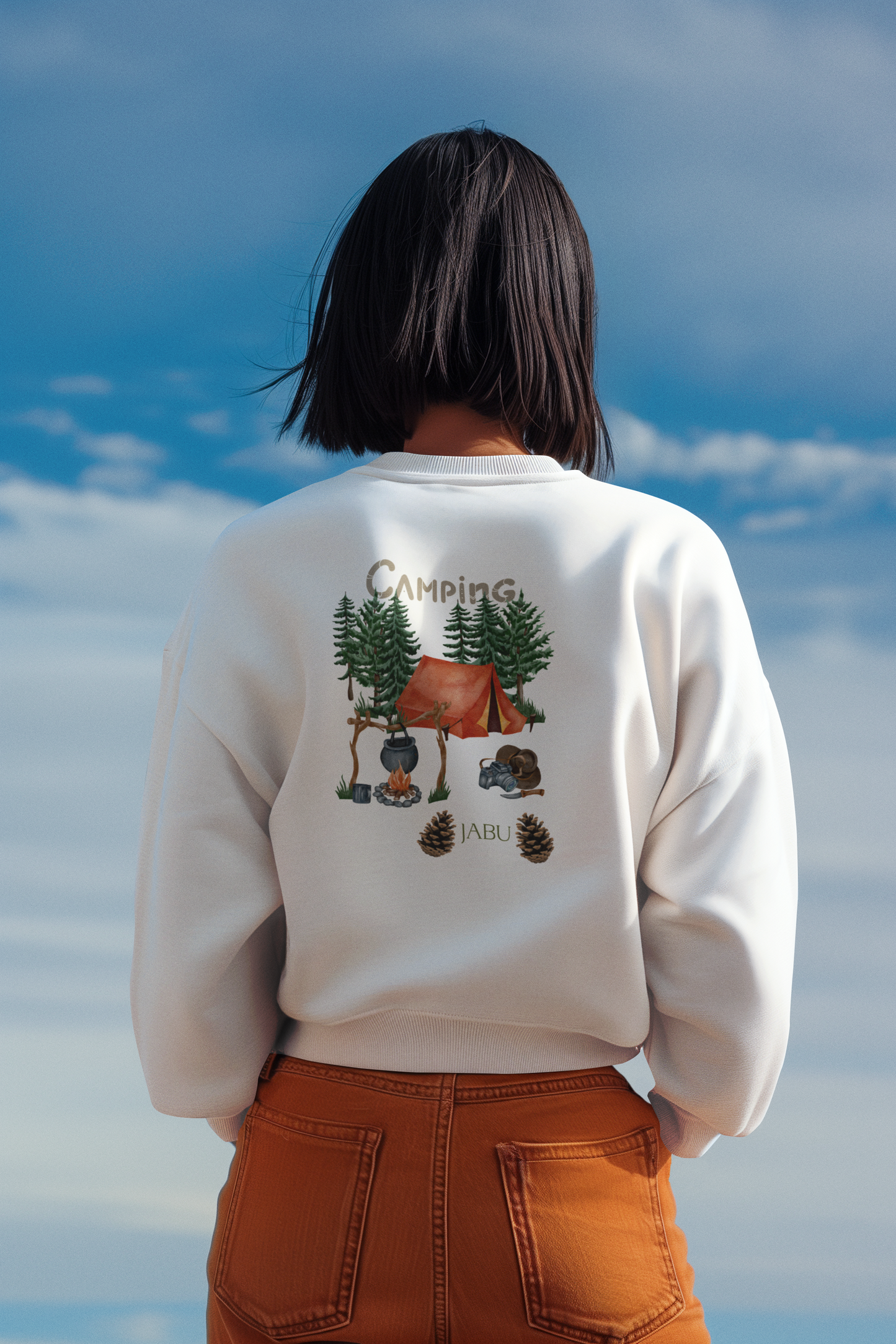 ✅ AU/NZ Cozy Camping Crewneck Sweatshirt - Nature-Inspired Design CAMPING! Back To Nature!