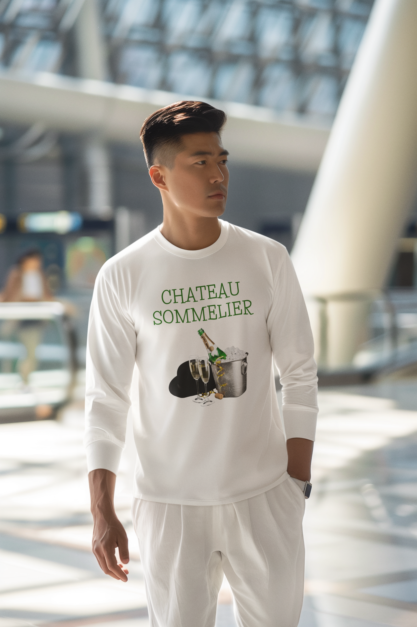 ✅ AU/NZ Chic Wine Lover Sweatshirt - Perfect for Wine Tastings, CHATEAU SOMMELIER!