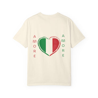 ✅ AU/NZ  Comfort Colours 1717, Italian Heritage Unisex T-Shirt - Amore Graphic Design Vespa