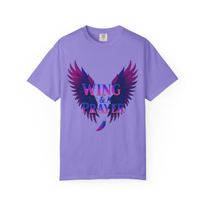 Wing and a Prayer Tee
Built for those who keep pushing, even when the odds aren’t in their favor. The bold neon wings carry that message of hope and drive — a look that’s all attitude, no limits.

JABU© • JustAboutBeingU®