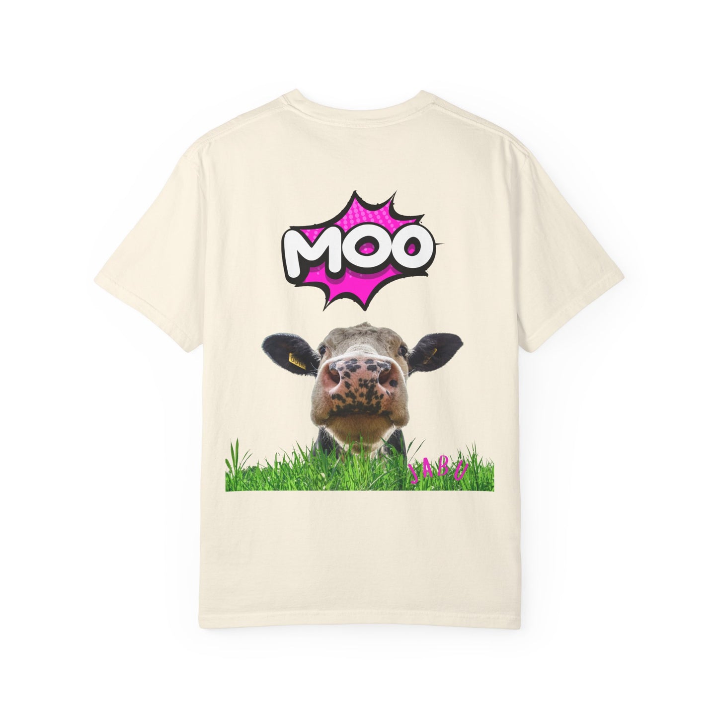 ✅ Playful Cow Graphic Unisex T-Shirt - "MOO" Casual Tee