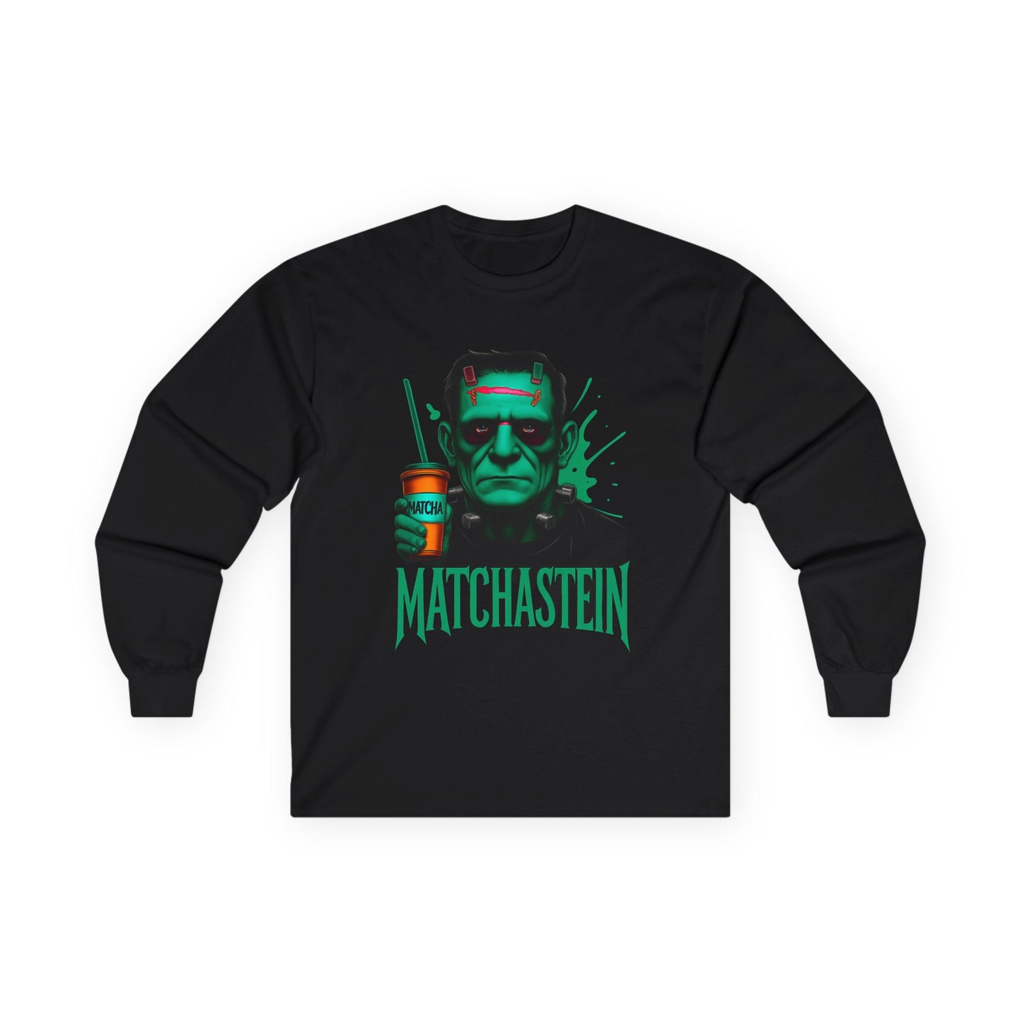 ✅ AU/NZ Matchstein Long Sleeve Tee, Scary Apparel, Unisex Graphic T-Shirt, Spooky Party Shirt, Unique Gift Idea