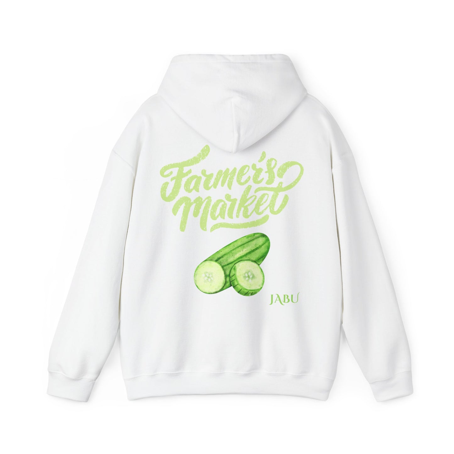 ✅ AU/NZ Farmer's Market Hoodie – Unisex Heavy Blend™ Sweatshirt with Pickle Design