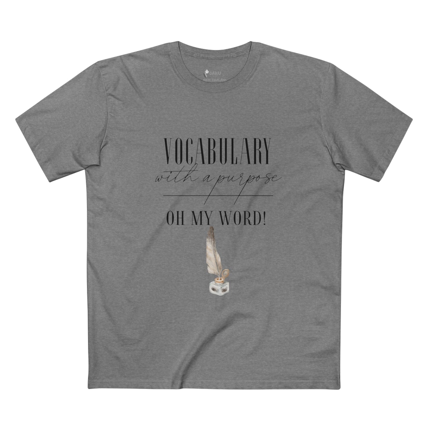 ✅ AU/NZInspirational Vocabulary Tee - 'Words with a Purpose' Graphic Shirt, Motivational Gift, Teacher's Appreciation, Casual Wear, Literary Lovers