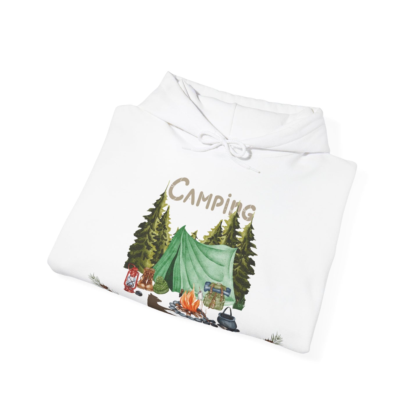 ✅ AU/NZ Cozy Camping Hooded Sweatshirt | Outdoor Adventure Apparel