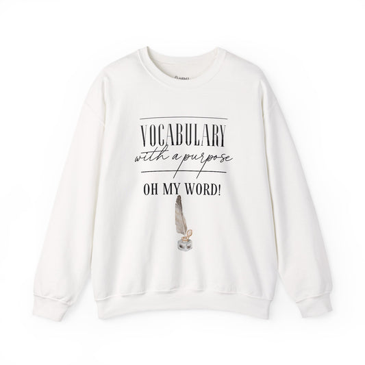 ✅ AU/NZ Vocabulary with a Purpose Crewneck Sweatshirt - Unisex WORD