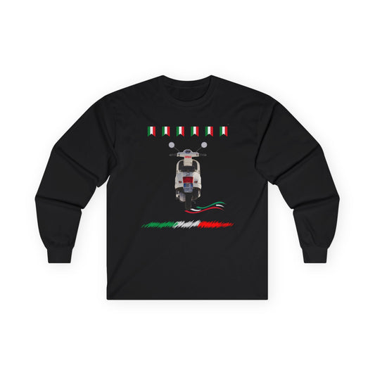 ✅ AU/NZ-Italian Love Long Sleeve Tee, Unisex Shirt for Italians, Valentine's Day Gift, Italian Heritage Celebration, Casual Everyday Wear