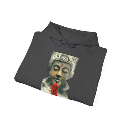 ✅ Serene Buddha Hoodie - Unisex Heavy Blend™ Sweatshirt, Spiritual and Comfortable SAGE