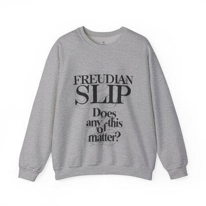 ✅ AU/NZ Freudian Slip Crewneck Sweatshirt - Unisex Psychology Humour-Perfect for Psychiatrists, Psychologists or Inquisitive Minds!