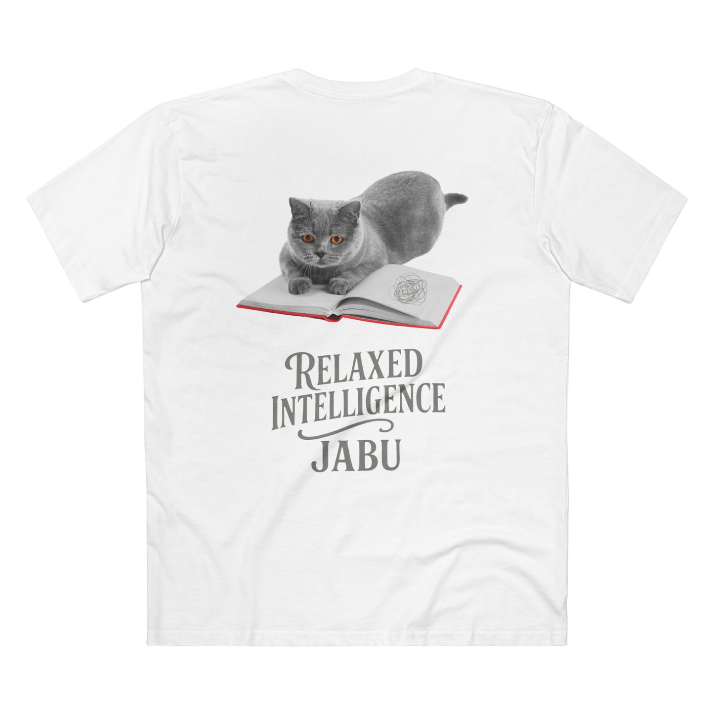 ✅  AU/NZ  As Colour 5001/Cat Lover's Relaxed Intelligence Tee - Funny Cat Shirt, Pet Gift, Quirky Humor Apparel, Birthday Gift, Animal Lover's Tee