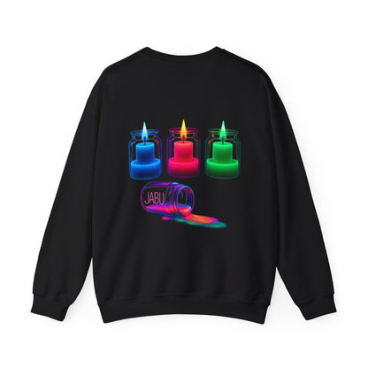 Neon Flames Sweatshirt