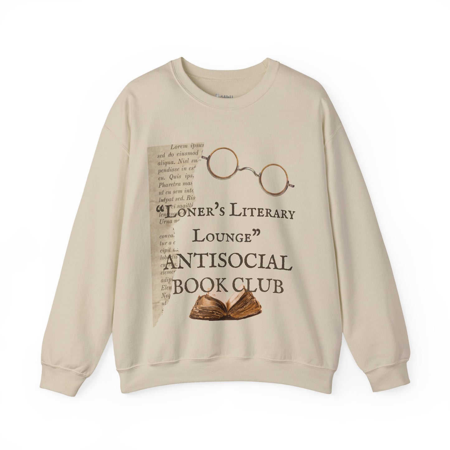 ✅ AU/NZ Literary Lounge Sweatshirt - Antisocial Book Club Style