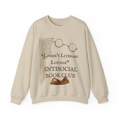 ✅ AU/NZ Literary Lounge Sweatshirt - Antisocial Book Club Style