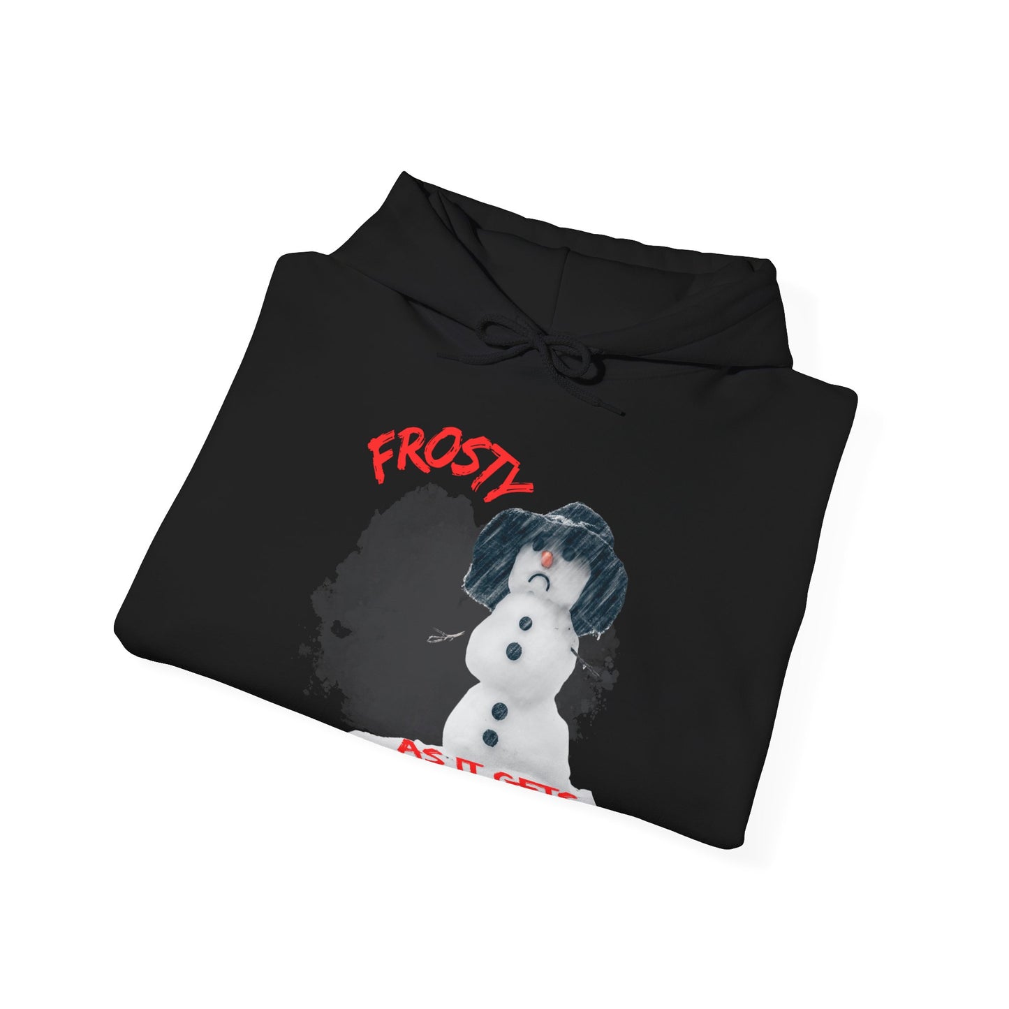 ✅ AU/NZ Frosty Fun Unisex Hooded Sweatshirt - Perfect for Winter Celebrations-Frosty with ATTITUDE!