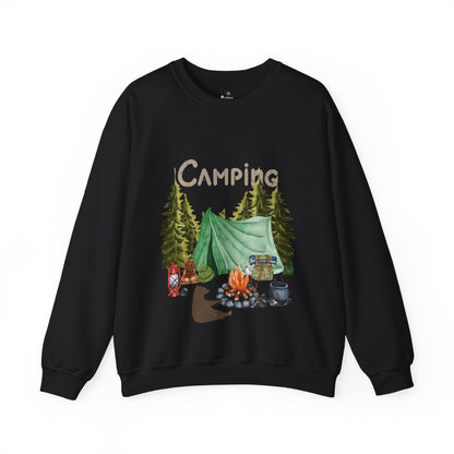 ✅ AU/NZ Cozy Camping Crewneck Sweatshirt - Nature-Inspired Design CAMPING! Back To Nature!