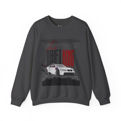 ✅ AU/NZ Drift King Unisex Crewneck Sweatshirt - Perfect for Car Enthusiasts DRIFT