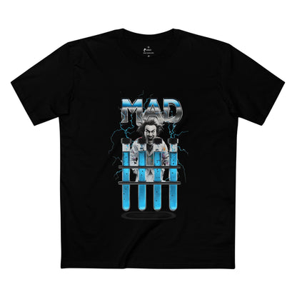 ✅ AU/NZ-As Colour 5001-MAD/TOXIC Graphic Tee, Science Shirt, Quirky Top, Fun Chemistry Apparel, Unisex Adult T-Shirt, MAD SCIENTIST!