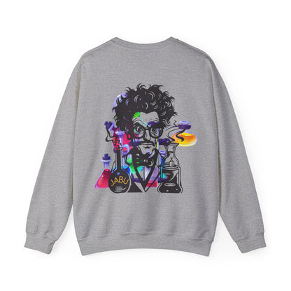 ✅ AU/NZ Mad Scientist Crewneck Sweatshirt – Unisex Heavy Blend™ with Colorful Lab Design MAD SCIENTIST