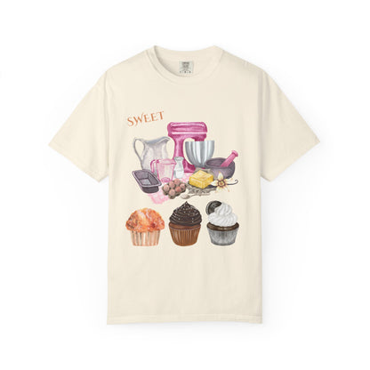 ✅ AU/NZ Sweet Treats Garment-Dyed T-Shirt for Bakers