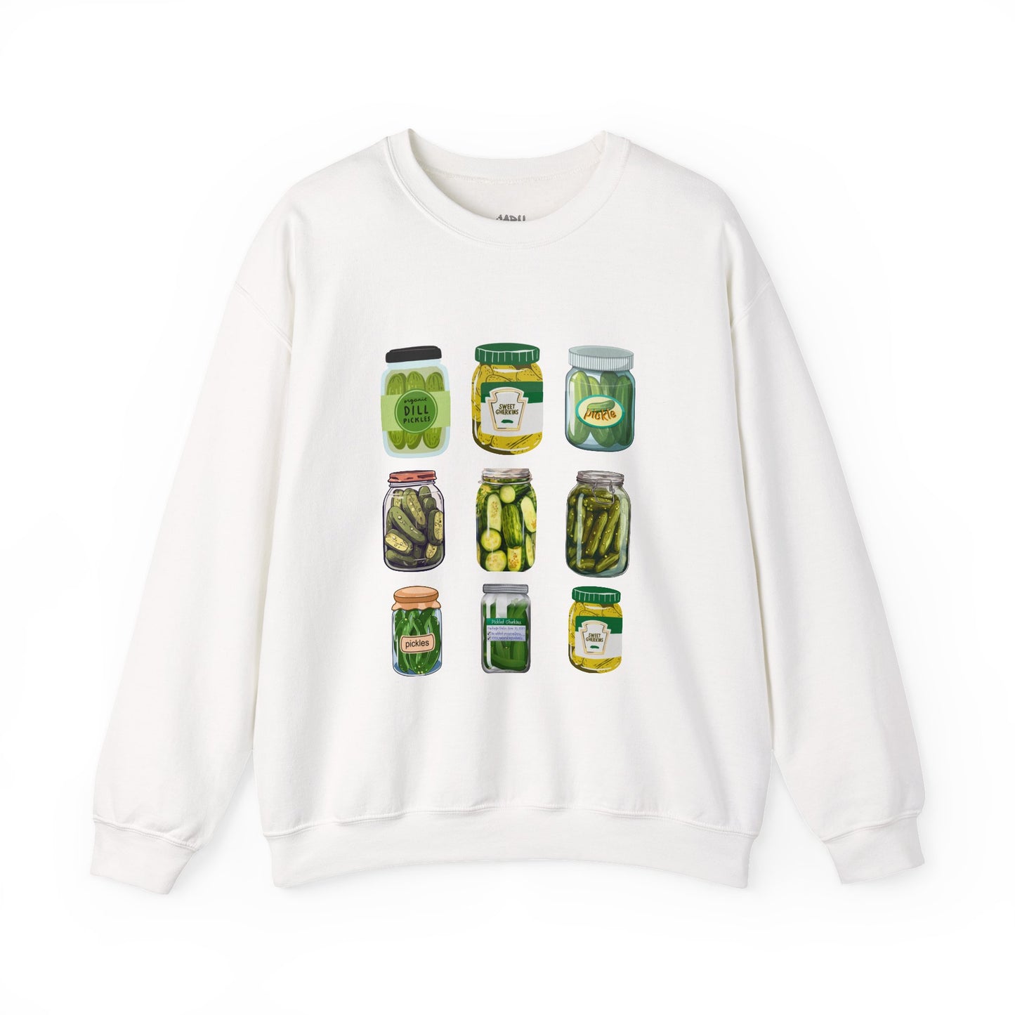 ✅ AU/NZ Pickle Lover's Crewneck Sweatshirt - Farmer's Market Theme