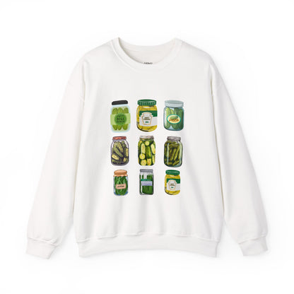 ✅ AU/NZ Pickle Lover's Crewneck Sweatshirt - Farmer's Market Theme