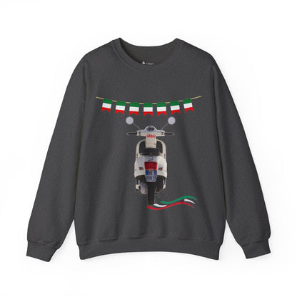 ✅ AU/NZ Italian Love Sweatshirt - Cozy Unisex Crewneck for Travel Lovers, Gift for Italy Fans, Perfect for Casual Wear, Holiday Celebration VESPA
