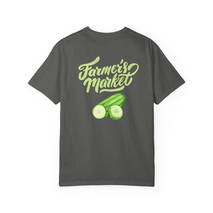 ✅ AU/NZ Fun Farmer's Market T-Shirt - Dill Pickle and Cucumber Design PICKLES