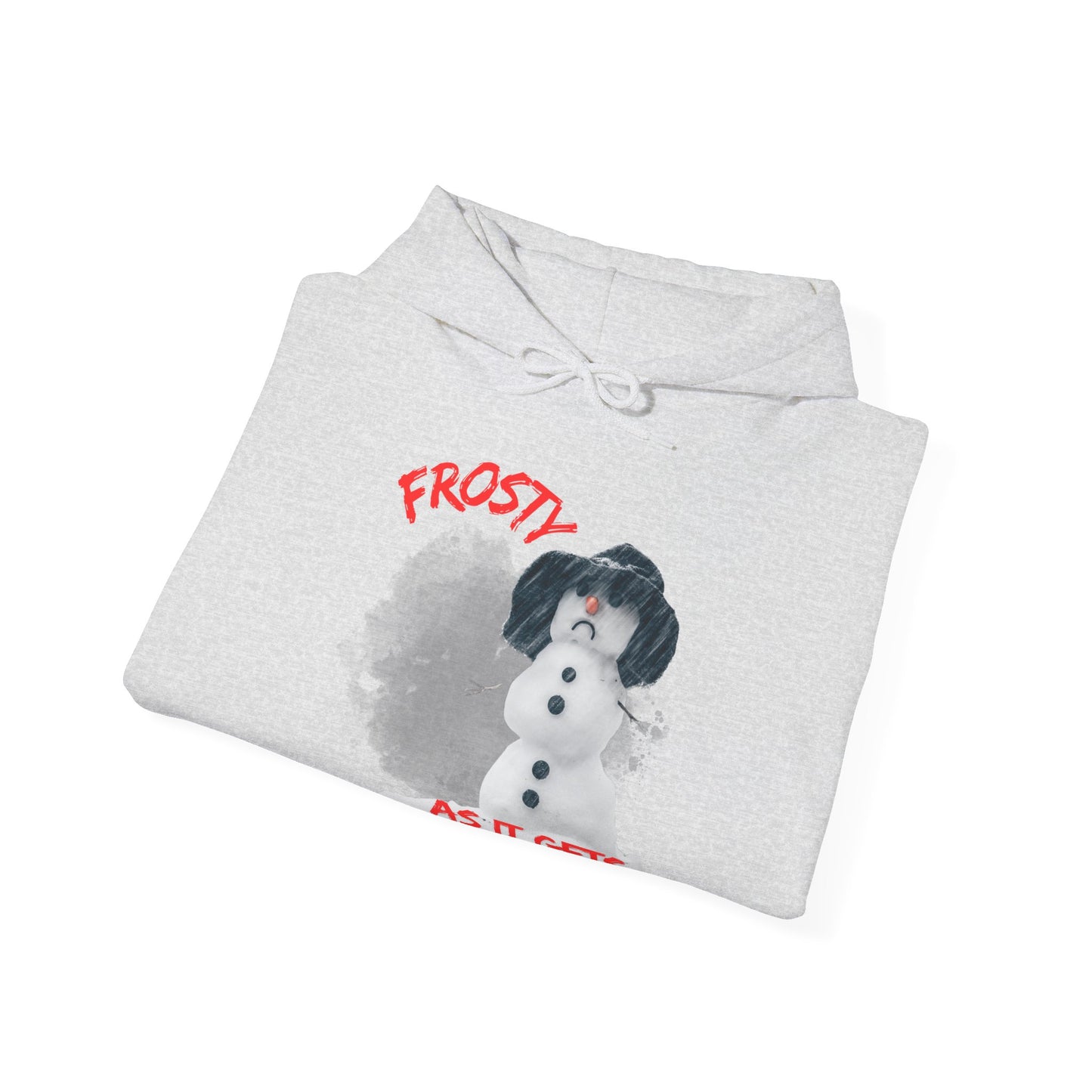 ✅ AU/NZ Frosty Fun Unisex Hooded Sweatshirt - Perfect for Winter Celebrations-Frosty with ATTITUDE!