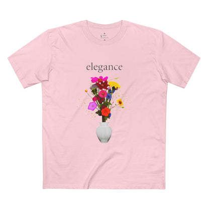 ✅ AU/NZ/AS COLOUR 5001/Elegance!Floral Adult T-Shirt, Stylish Graphic Tee, Summer Fashion Must-Have for FLORIST! I’m Just A Floral Arrangement! Elegance!