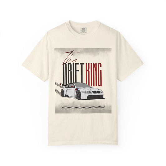 ✅ AU/NZ/Comfort Colours 1717, Drift King Unisex Garment-Dyed T-Shirt - Perfect for Car Enthusiasts and Motorsports Fans