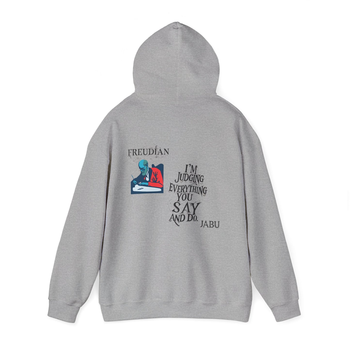 ✅ AU/NZ Freudian Unisex Hooded Sweatshirt - Funny Psychological Humor & Therapy Gift for Psychiatrists or Psychologists!