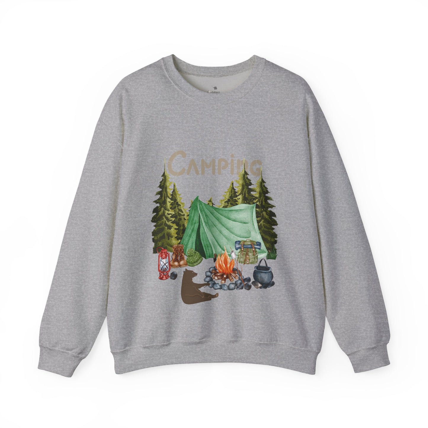 ✅ AU/NZ Cozy Camping Crewneck Sweatshirt - Nature-Inspired Design CAMPING! Back To Nature!
