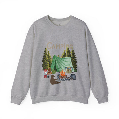 ✅ AU/NZ Cozy Camping Crewneck Sweatshirt - Nature-Inspired Design CAMPING! Back To Nature!