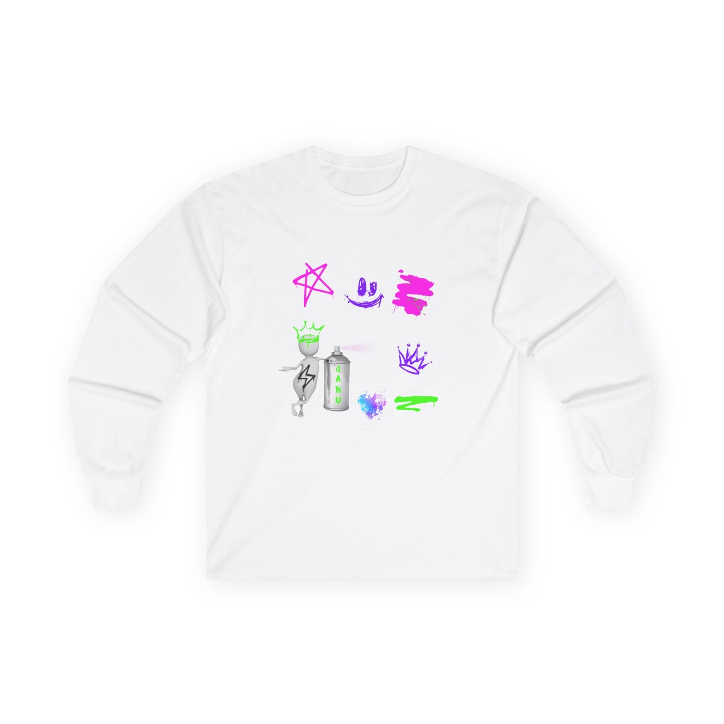 ✅ AU/NZ SWAG! Vibrant Graphic Long Sleeve Tee - Cool Streetwear, Casual Wear, Gift for Teens, Summer Festival, Trendy Unisex Shirt, Unique Style