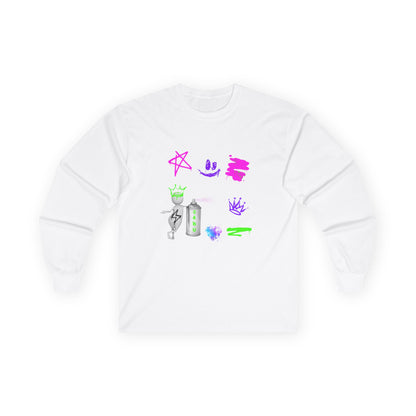 ✅ AU/NZ SWAG! Vibrant Graphic Long Sleeve Tee - Cool Streetwear, Casual Wear, Gift for Teens, Summer Festival, Trendy Unisex Shirt, Unique Style