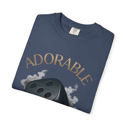 Adorable or Deplorable Dice Tee
Life’s a roll of the dice — some days you’re sweet, some days you’re savage. This design owns both sides. Smooth feel, bold print, and a playful edge that turns heads anywhere you go.

JABU© • JustAboutBeingU®