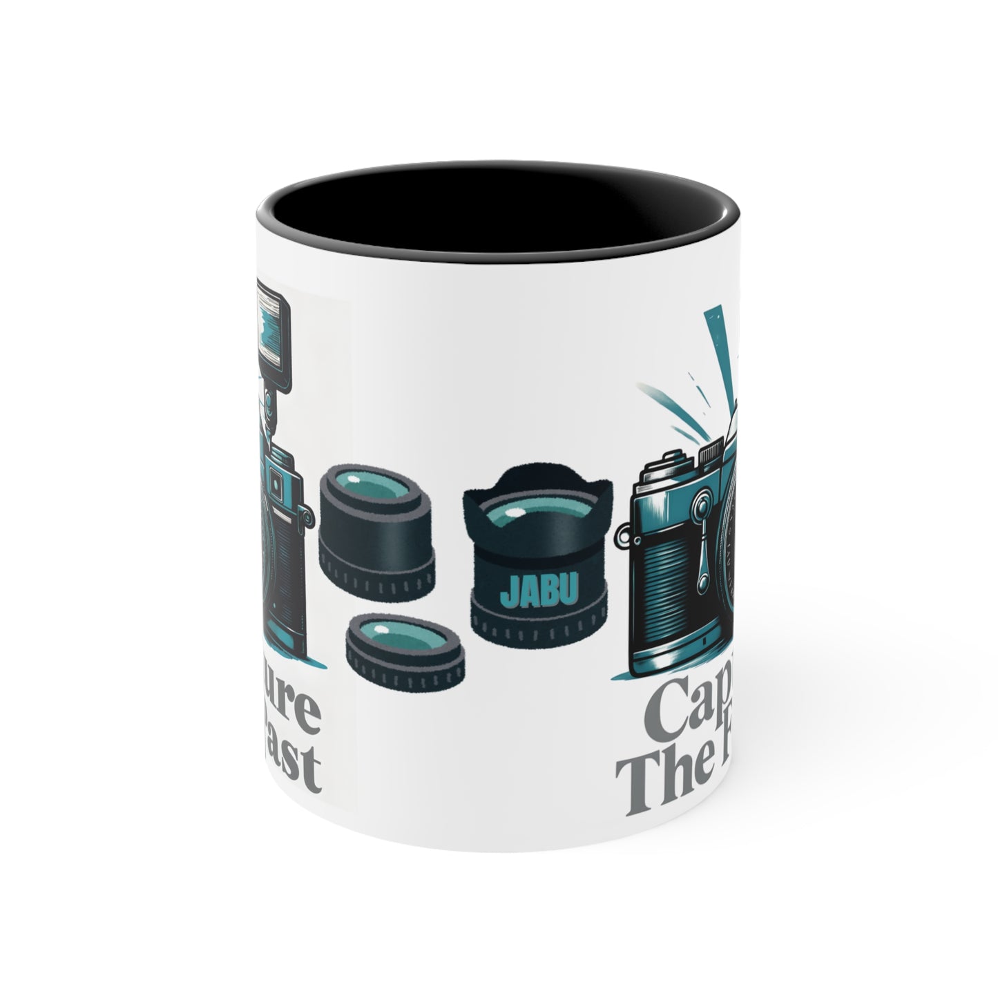 ✅ AU/NZ Vintage Camera Accent Mug - Capture The Past, Coffee Lover Gift, Photography Merchandise, Retro Gift, Tea Cup