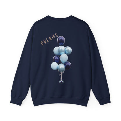 ✔️ AU/NZ Dreams & Celebration Unisex Crewneck Sweatshirt - Zip Design with Balloons