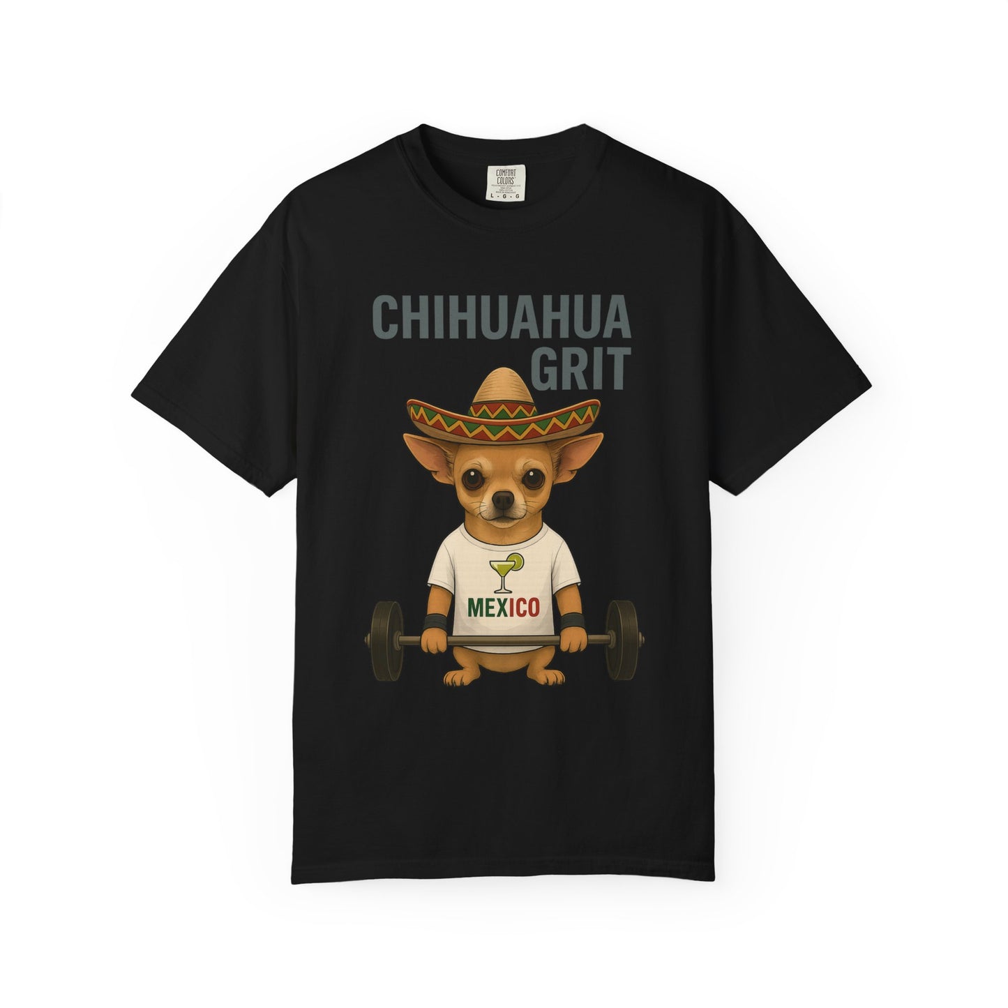 JABU GRIND - CHIHUAHUA: A Fun, Dog-Loving Gym Tee for NZ & AU Humans JABU© • JustAboutBeingU®