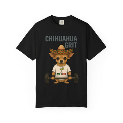 JABU GRIND - CHIHUAHUA: A Fun, Dog-Loving Gym Tee for NZ & AU Humans JABU© • JustAboutBeingU®