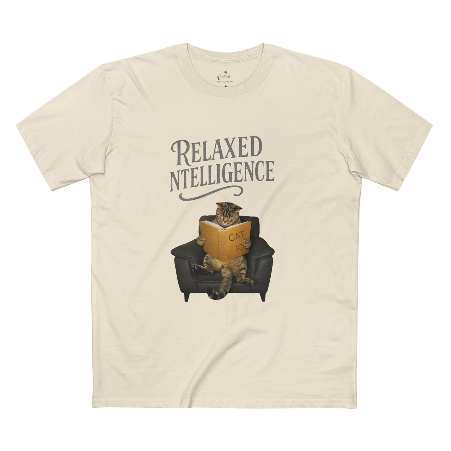 ✅  AU/NZ  As Colour 5001/Cat Lover's Relaxed Intelligence Tee - Funny Cat Shirt, Pet Gift, Quirky Humor Apparel, Birthday Gift, Animal Lover's Tee