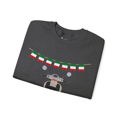 ✅ AU/NZ Italian Love Sweatshirt - Cozy Unisex Crewneck for Travel Lovers, Gift for Italy Fans, Perfect for Casual Wear, Holiday Celebration VESPA