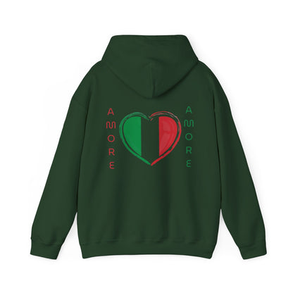 ✅ AU/NZ Italian Love Hoodie | Unisex Heavy Blend Sweatshirt | Perfect for Gifting, Italian Heritage Celebrations, Casual Wear, Travel, Festivals, VESPA!